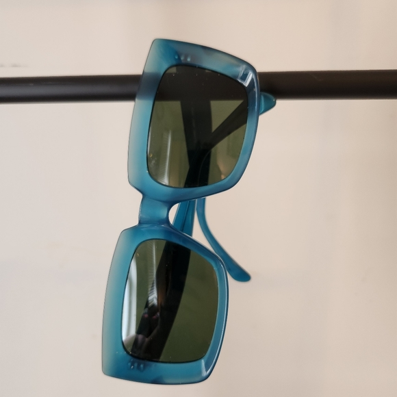 Celine sunglasses Square Acetate Blue - Picture 2 of 7
